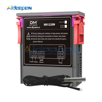 MH1220W AC 110V 220V 10A Digital Thermostat Temperature Controller Regulator Heating Cooling Control Dual LED Display NTC Sensor