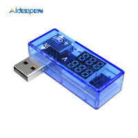 Mini 5V Dual Digital Voltmeter Ammeter Red Blue USB Current Voltage Meter Tester Detector Mobile Phone Power Charger Doctor