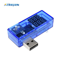 Mini 5V Dual Digital Voltmeter Ammeter Red Blue USB Current Voltage Meter Tester Detector Mobile Phone Power Charger Doctor