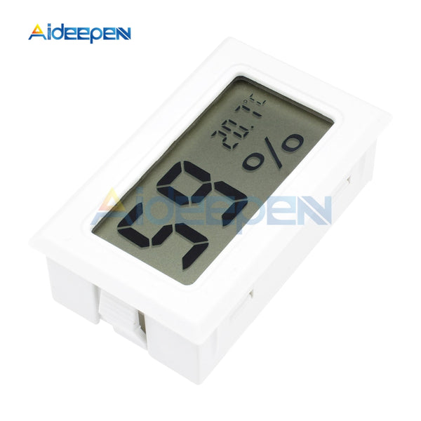 Mini Digital LCD Indoor Temperature Sensor Humidity Meter Thermometer Hygrometer Gauge Instruments White Instruments