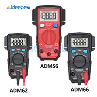 Mini Digital Multimeter ADM66 62 S6 Auto Range True RMS DMM DC/AC Voltage Current Temperature Capacitance Diode Ohm Tester on AliExpress
