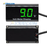 Mini Digital Voltmeter DC 3 18V Digital Voltmeter Voltage Panel Meter Detector For 6V 12V Electromobile Motorcycle Car 0.56 ''