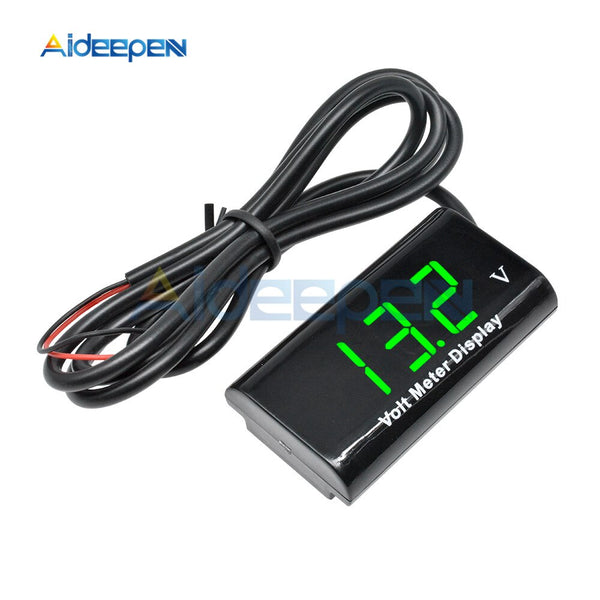 Mini Digital Voltmeter DC 3 18V Digital Voltmeter Voltage Panel Meter Detector For 6V 12V Electromobile Motorcycle Car 0.56 ''