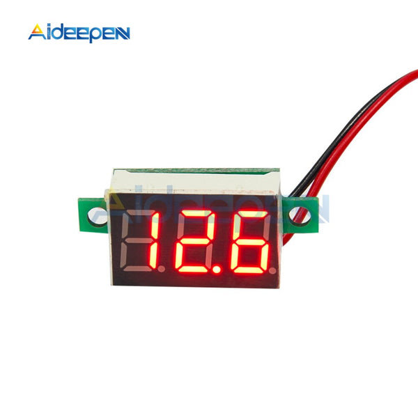 Mini Digital Voltmeter Voltage Tester Meter 0.36 Inch 0.36'' DC 4 30V 3 Digit Display Electronic Parts Accessories