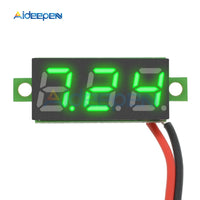 Mini Digital Voltmeter Voltage Tester Meter Electronic Parts Accessories 2 Wire Green LED Screen DC 2.5 30V
