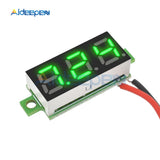 Mini Digital Voltmeter Voltage Tester Meter Electronic Parts Accessories 2 Wire Green LED Screen DC 2.5 30V