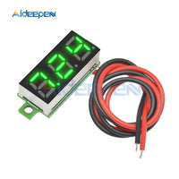 Mini Digital Voltmeter Voltage Tester Meter Electronic Parts Accessories 2 Wire Green LED Screen DC 2.5 30V