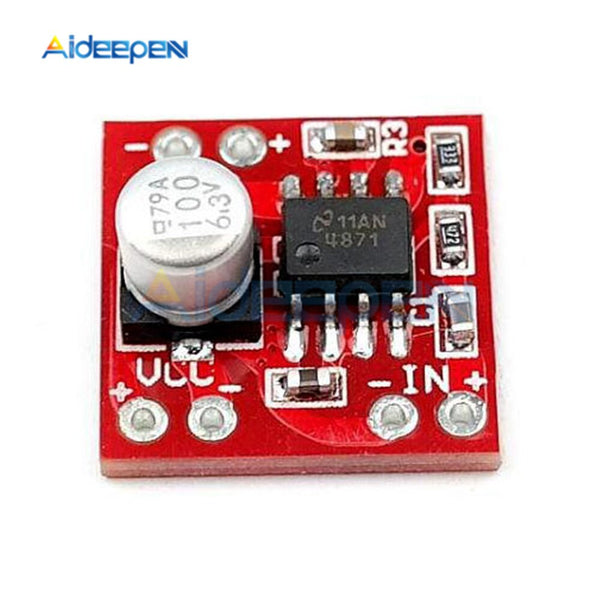 Mono Amplifier Board 3W Small Power Amplifier Board Module LM4871 DC 3V 5V