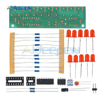 NE555 + CD4017 Practice Learning Kits LED Flashing Lights Module Electronic Suite For Arduino DIY Kit