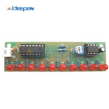 NE555 + CD4017 Practice Learning Kits LED Flashing Lights Module Electronic Suite For Arduino DIY Kit