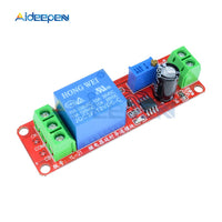 NE555 Timer Switch Adjustable Module Time Delay Relay DC 12V Delay Connect Turn On Module AC 250V 10A DC 30V 10A Shield 0~10S
