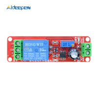 NE555 Timer Switch Adjustable Module Time Delay Relay DC 12V Delay Connect Turn On Module AC 250V 10A DC 30V 10A Shield 0~10S