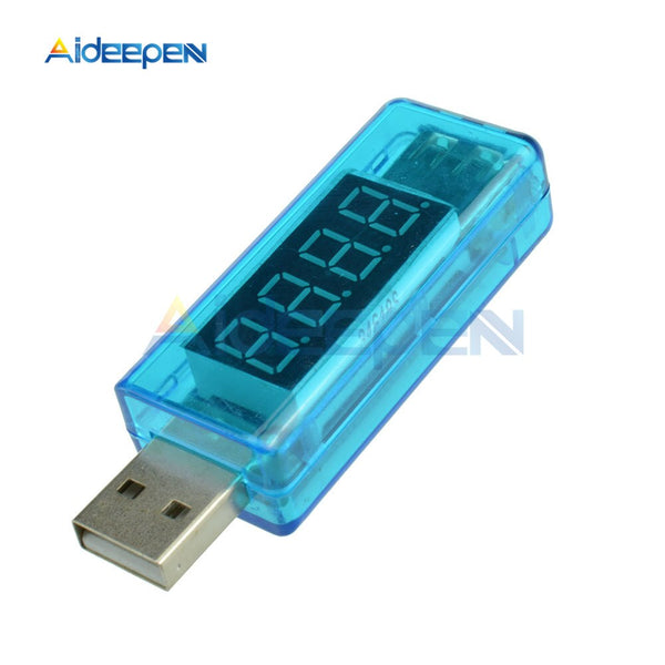 NEW 0.4'' 0.4inch LED 4 Digit Red Display USB Power Charger Voltage Current Tester DC 3 8V 0 3A