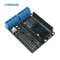 NodeMcu V2 Wireless WIFI Module Development Board Micro USB ESP8266 CH340G ESP 12E CP2102 NodeMCU Motor Shield Board L293D