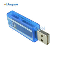 OLED screen USB detector voltmeter Charger Capacity power Current Voltage Detector Tester Meter 3.7V 9.99V 3A White Display