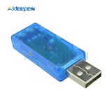 OLED screen USB detector voltmeter Charger Capacity power Current Voltage Detector Tester Meter with Case 3.7V 9.99V 0 3A