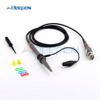 P6100 Oscilloscope Probe Kit DC 100MHz Scope Clip Test Probe 100MHz For Tektronix HP X1/X10