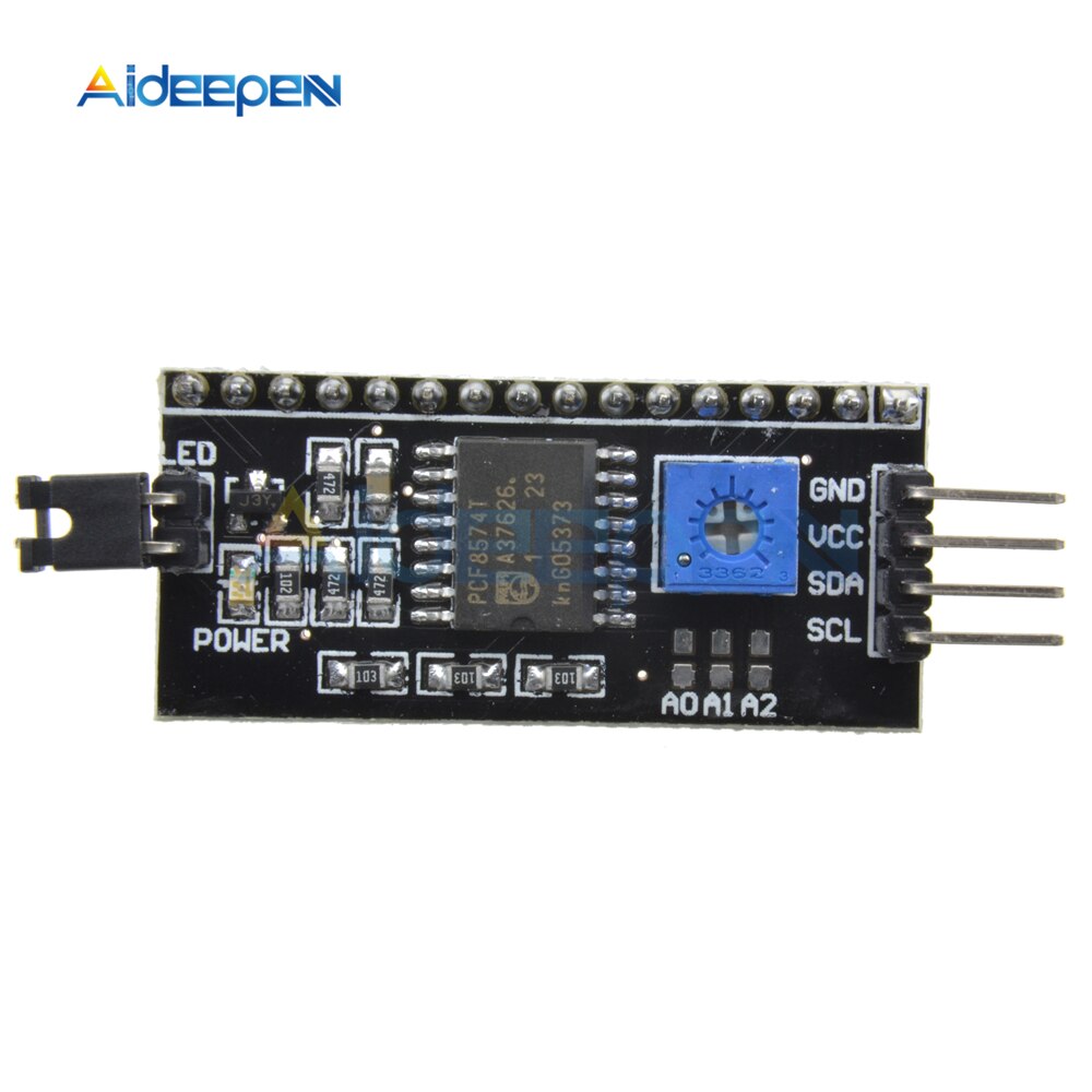 PCF8574T PCF8574 IIC/I2C / Interface LCD 1602 2004 LCD Adapter Plate C ...