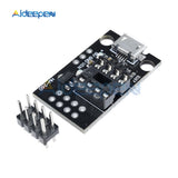 Pluggable Development Programmer Board Micro USB for ATtiny13A/ATtiny25/ATtiny85/ATtiny45