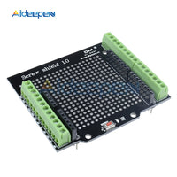 Proto Screw Shield Assembled Prototype Terminal Expansion Board Opening Source Reset Button D13 LED Red/Black Board