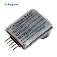 RC model 2S 3S 4S Detect Lipo Battery Low Voltage Alarm Buzzer Cell Lipo Battery Dual Speaker LED Indicator 7.4V 14.8V
