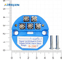 PT100 0~100°C 200°C 250°C RTD SBW Temperature Sensor Transmitter Module  4-20MA