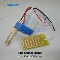 Rain Water Sensor Switch DC 12V AC 110V 220V 90 265V AC 10A Delay Relay Control 50/60Hz 3 wire Mini Automatic Switch ON OFF on AliExpress
