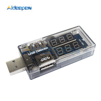 Red Blue Dual USB Current Voltage Charging Detector Tester Battery Voltmeter Ammeter Charger Doctor USB Charger Doctor
