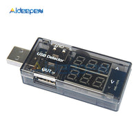Red Blue Dual USB Current Voltage Charging Detector Tester Battery Voltmeter Ammeter Charger Doctor USB Charger Doctor