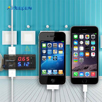 Red Blue Dual USB Current Voltage Charging Detector Tester Battery Voltmeter Ammeter Charger Doctor USB Charger Doctor