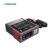 SHT2000 AC 110V 220V DC 12V 72V Digital Temperature Humidity Controller Home Fridge Thermostat Humidistat Thermometer Hygrometer on AliExpress