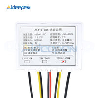 ST3012 AC 110V 220V LED Digital Thermostat Dual Display 10A Temperature Controller Thermometer Thermo Control with NTC Sensor on AliExpress