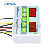 ST3012 AC 110V 220V LED Digital Thermostat Dual Display 10A Temperature Controller Thermometer Thermo Control with NTC Sensor on AliExpress