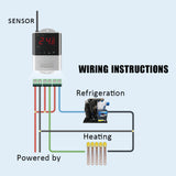 STC 1000 DTC 1200 110V 220V 12V 24V Digital Temperature Controller Thermoregulator Thermostat with Heater Cooler for Incubator on AliExpress