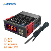 STC 1000 Digital Temperature Controller Thermostat Thermoregulator for Incubator LED 10A Heating Cooling 12V 24V 36V 72V 220V