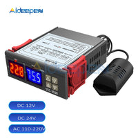 STC 3028 Intelligent Digital Display Temperature Humidity Controller Display Thermometer Hygrometer For Fridge Home Industry on AliExpress