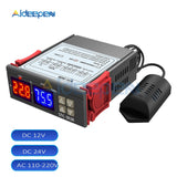STC 3028 Intelligent Digital Display Temperature Humidity Controller Display Thermometer Hygrometer For Fridge Home Industry on AliExpress