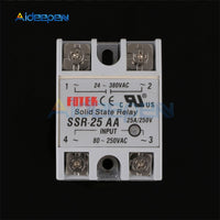 Solid State Relay Module SSR 25AA SSR 25 AA SSR 25A 80 250VAC Input to 24 380VAC Output Industry Control