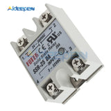 Solid State Relay Module SSR 25DA 25A 3 32V DC to 24 380V AC SSR 25DA Solid State Power Supply Relay Board
