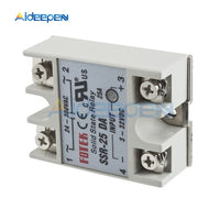 Solid State Relay SSR 10DA SSR 25DA SSR 40DA SSR 50DA Relay Solid State Actually 3 32V DC TO 24 380V AC SSR 10DA 25DA 40DA 50DA