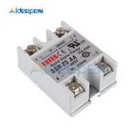 Solid State Relay SSR 25AA SSR 40AA 25A 40A AC Control AC Relais 80 280V AC TO 90 480V AC SSR 25AA 40AA