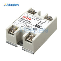 Solid State Relay SSR 25AA SSR 40AA 25A 40A AC Control AC Relais 80 280V AC TO 90 480V AC SSR 25AA 40AA