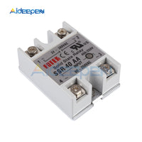 Solid State Relay SSR 40AA 40A Actually 80 280V AC TO 90 480V AC SSR 40AA Relay Solid State