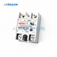 Solid State Relay SSR 60DA SSR 75DA SSR 1000DA 60A 75A 100A Actually 3 32V DC TO 24 380V AC SSR 60DA 75DA 100DA