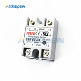 Solid State Relay SSR 60DA SSR 75DA SSR 1000DA 60A 75A 100A Actually 3 32V DC TO 24 380V AC SSR 60DA 75DA 100DA