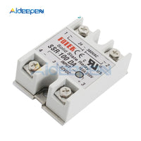 Solid State Relay SSR 60DA SSR 75DA SSR 1000DA 60A 75A 100A Actually 3 32V DC TO 24 380V AC SSR 60DA 75DA 100DA