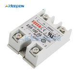 Solid State Relay SSR 60DA SSR 75DA SSR 1000DA 60A 75A 100A Actually 3 32V DC TO 24 380V AC SSR 60DA 75DA 100DA
