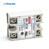 Solid State Relay SSR 60DA SSR 75DA SSR 1000DA 60A 75A 100A Actually 3 32V DC TO 24 380V AC SSR 60DA 75DA 100DA
