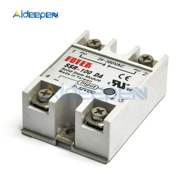 Solid State Relay SSR 60DA SSR 75DA SSR 1000DA 60A 75A 100A Actually 3 32V DC TO 24 380V AC SSR 60DA 75DA 100DA