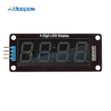 TM1637 4 Digit 0.56" RED LED Display Tube Decimal 7 Segments Clock Double Dots Module 0.56 inch For Arduino